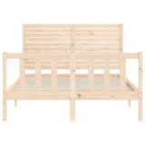 Bed Frame without Mattress 120x200 cm Solid Wood Pine 3193201
