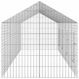 Rabbit Cage Silver 400 x 78 x 78 cm Galvanised Steel 42019234