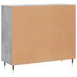 Sideboard Concrete Grey 90x34x80 cm Engineered Wood 828088