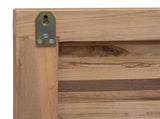 Bed Headboard Natural Solid Teak Wood 42024553