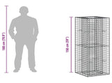 Gabion Raised Bed Silver 42033332