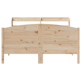 Bed Frame without Mattress 120x200 cm Solid Wood Pine 3306969