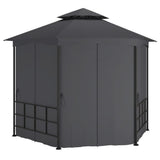 Gazebo with Sidewalls 3.1x2.7 m Anthracite 313933