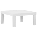Garden Lounge Table Plastic White 315850