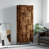 Highboard Smoked Oak 69.5x34x180 cm Engineered Wood 3199558