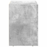 Bedside Table Concrete Grey 40 x 35 x 50 cm Engineered Wood 891250
