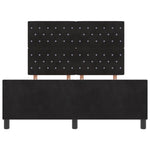 ZNTS Bed Frame Black 140x190 cm Velvet 3344875