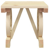 Garden Footstool 40x36.5x38.5 cm Solid Wood Fir 365109