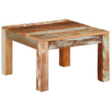 ZNTS Coffee Table 55x55x35 cm Solid Wood Reclaimed 350322