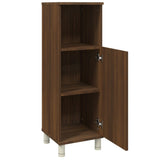 Bathroom Cabinet Brown Oak 30x30x95 cm Engineered Wood 815608