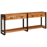 Console Tables 2 pcs Brown 200 x 33 x 75 cm Solid Acacia wood 3324227