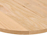 Table Top 80x40x2 cm Solid Wood Oak Oval 4009037