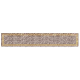 Rug Runner MARSA Grey 80 x 450 cm Polyester and PVC 42023357
