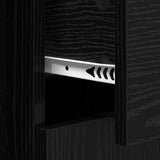 Sideboard with Drawer Black Oak 60 x 30 x 70 cm Engineered Wood 880775