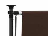 Outdoor Roller Blind Brown 120 x 270 cm 42037126