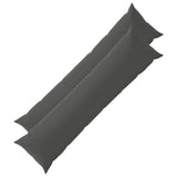 Throw Pillow 2 pcs HEERLEN Anthracite 40 x 145 cm Polyester 926228