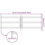 Security Grille for Windows with 3 Crossbars 3 pcs 43-74 cm 42031285