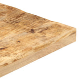 Bistro Table Square 60x60x75 cm Rough Mango Wood 320264