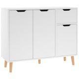 Sideboard White 90x30x72 cm Engineered Wood 326813