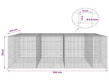 Gabion with 3.5 mm Wire and 5x5 cm Mesh 350x100x150 cm 3462457