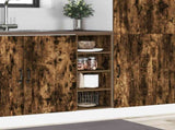 Bottom Cabinet Riga Smoked Oak 30x44.5x81.5 cm Engineered Wood 854197