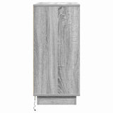 Bedside Cabinet Grey 71 x 34.5 x 75 cm Engineered wood 869639