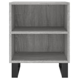 Bedside Cabinets 2 pcs Grey Sonoma 40x30x50 cm Engineered Wood 826809