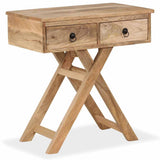 244952 Side Table Solid Mango Wood 65x40x76 cm