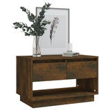 TV Cabinet Smoked Oak 70x41x44 cm Engineered Wood 812975