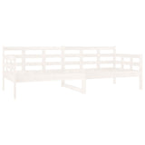 Day Bed without Mattress White Solid Wood Pine 80x200 cm 820363