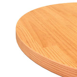 Table Top Round Wax Brown 70x2.5 cm Solid Wood Pine 847128
