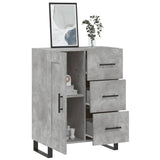 Sideboard Concrete Grey 69.5x34x90 cm Engineered Wood 830288