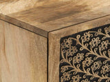 Side Cabinet 60x33x75 cm Solid Wood Mango 358238
