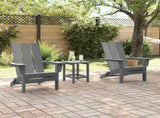 Garden Chair 2 pcs Light Grey Polyethylene 3335821