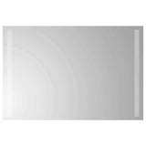LED Bathroom Mirror Transparent 60 x 40 cm Tempered Glass 42045794