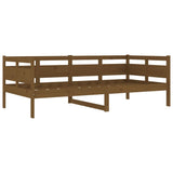 Day Bed without Mattress Honey Brown Solid Wood Pine 90x190 cm Single 820310