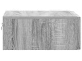 Wall-Mounted Bedside Cabinet 2 pcs Grey Sonoma Engineered Wood 898458