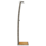 Outdoor Shower Grey 55x60x224 cm Poly Rattan and Acacia Wood 368210