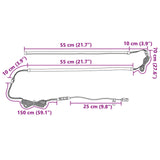 LED Strip 110 cm Multicolour PVC 42033841