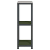 Kitchen Storage HATTEM Olive Green 30 x 50 x 92 cm Steel 874978