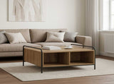 Coffee Table Artisan Oak 80 x 80 x 41 cm Engineered Wood 8013601