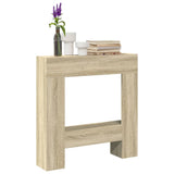 Fireplace Surround Sonoma Oak 81x18x82 cm Engineered Wood 854600