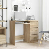 Desk Sonoma Oak 90x45x76 cm Engineered Wood 801376