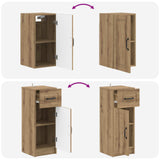 3 Piece Bathroom Cabinet Set UTRECHT Artisan Oak 3417818