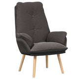 Armchair Dark Grey 69 x 74 x 93 cm Sherpa Fabric 42001847