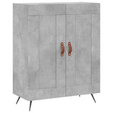 Highboard Concrete Grey 69.5x34x180 cm Engineered Wood 3199661