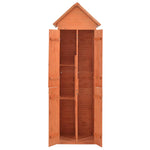 ZNTS Garden Storage Shed 71x60x213 cm Wood 170649