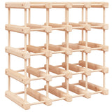Wine Rack for 20 Bottles 46.5x23x46.5 cm Solid Wood Pine 353751