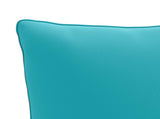 4-Piece Back Cushions PUTTEN 4 pcs 100% Polyester Turquoise 945162