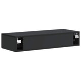 Wall-Mounted Side Table Wall-mounted Black 87.5 x 34.5 x 17 cm 898156